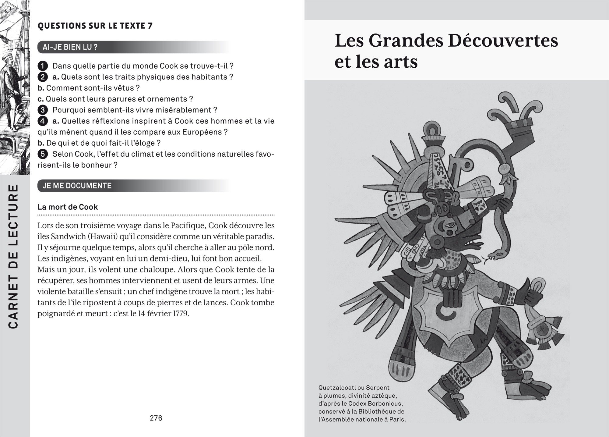 Questionnaire De Lecture Le Voyage Inspiré 5eme