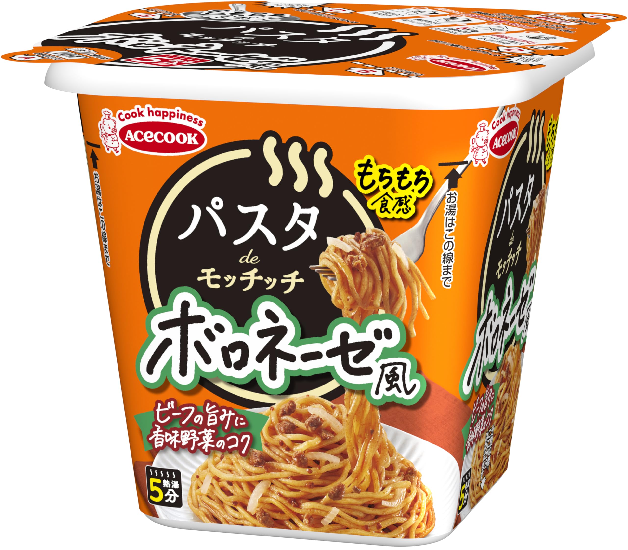 Amazon.co.jp: エースコック パスタDEモッチッチ ボロネーゼ風 95g ×12