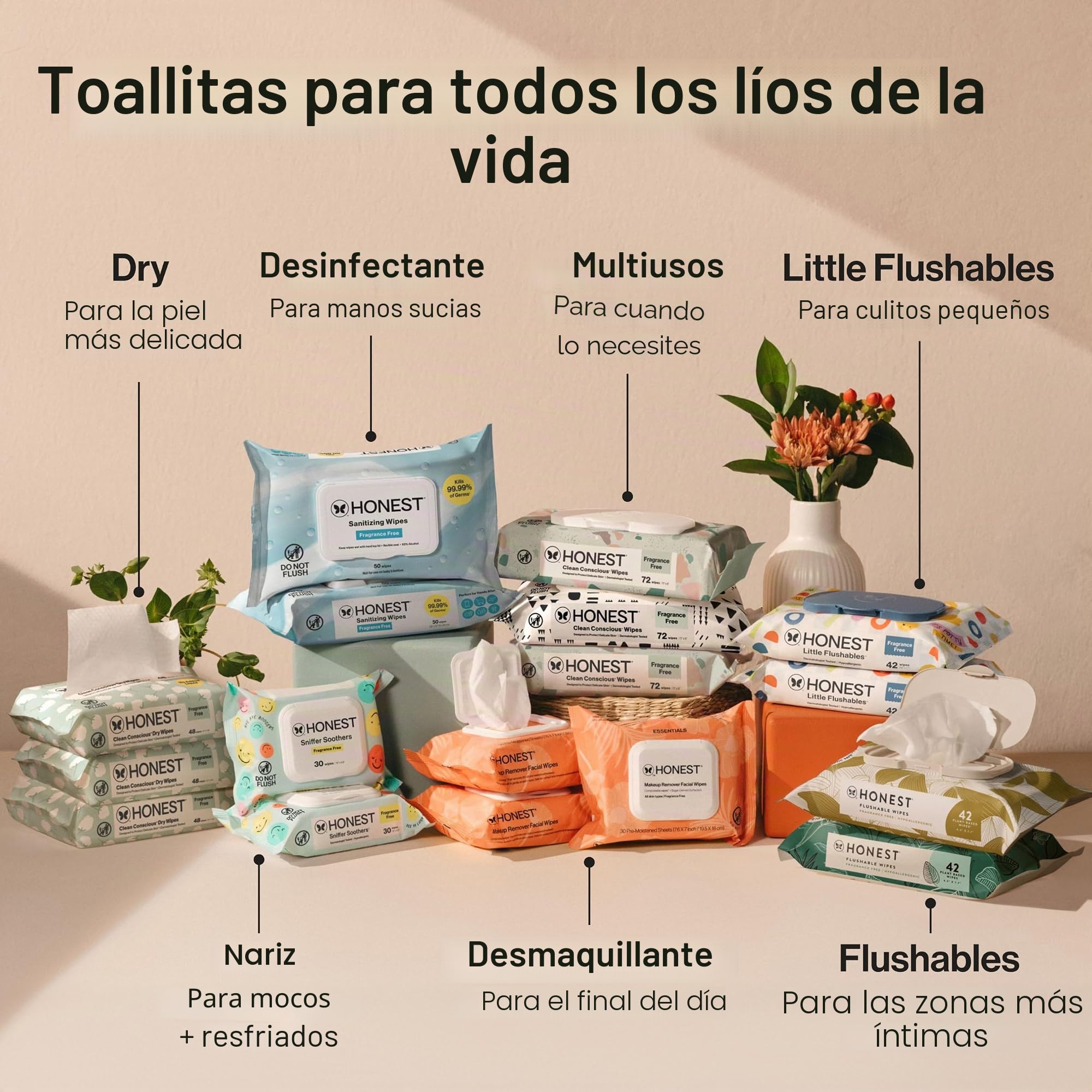 The Honest Company Baby Wipes - 720 Count | Pattern Play | Over 99 Percent Water | Pure & Gentle | Plant-Based | Fragrance Free | Extra Thick & Durable Wet Wipes