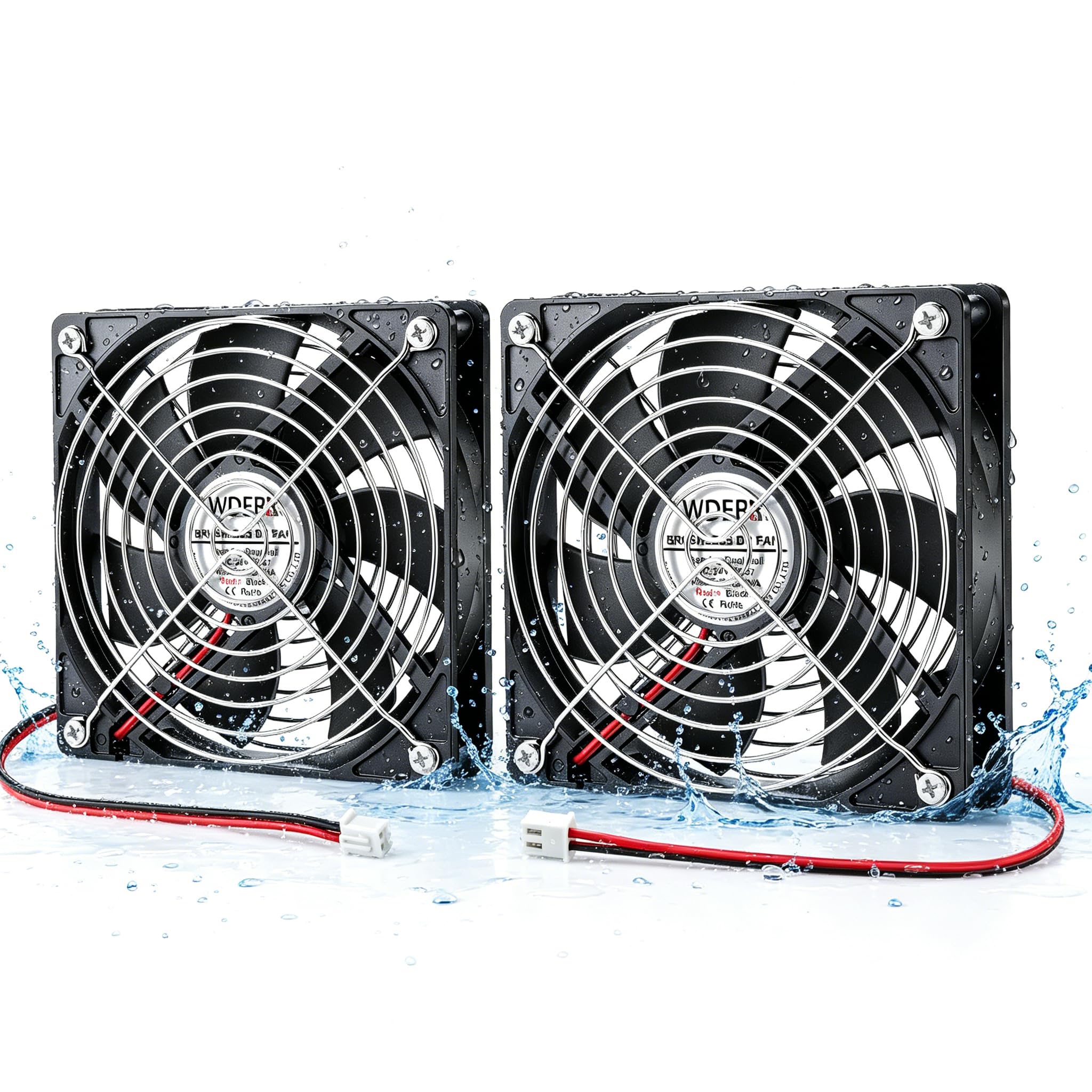 Ventilador de refrigeración para impresora 3D y caja de PC de 24V CC 7