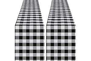 Buffalo Plaid Table Runner Sets - 2 Pieces of Table Runners 13x84...