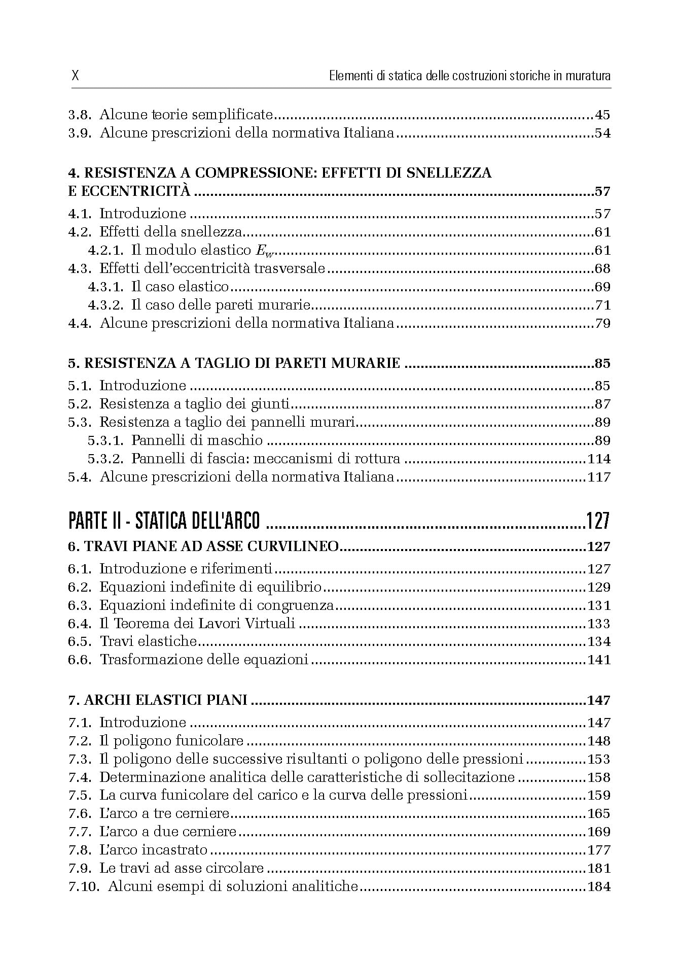 Elementi di Statica delle Costruzioni Storiche in Muratura