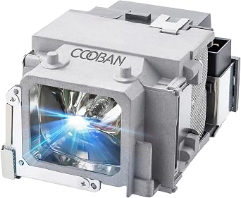 COOBAN ELPLP65 /V13H010L65 Replacement Projector Lamp Bulb with Housing for Epson EB-1761W EB-1760W EB-1771W, PowerLite 1776W /PowerLite 1775W /PowerLite 1771W 1770W 1761W 1760W 1751 1750 Projector