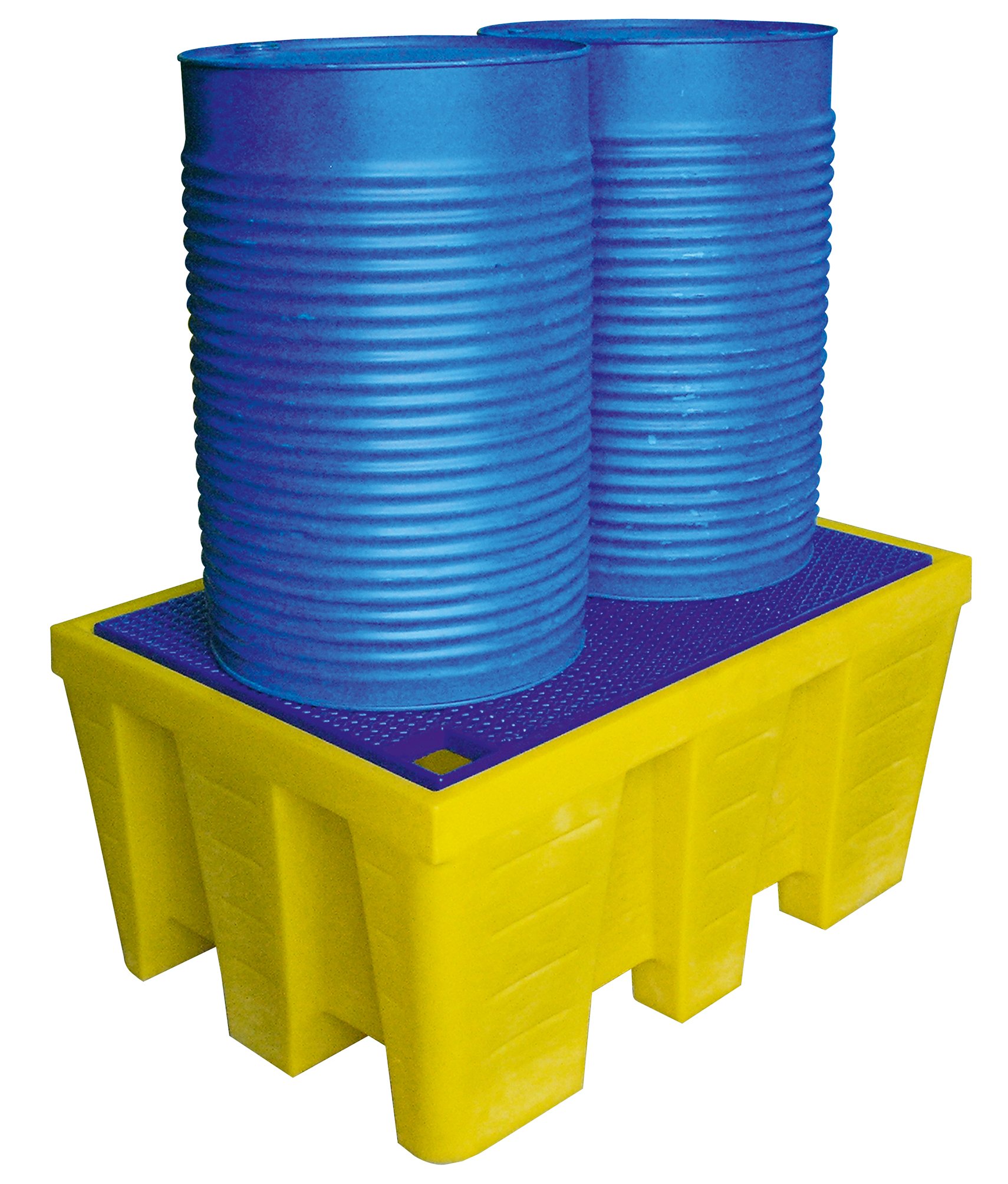 0002307 PEHD Bac de Rétention pour 2 Fûts, 450L