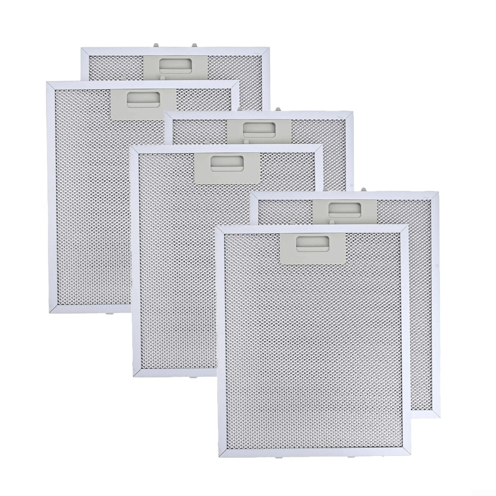 CNANRNANC 2 filtros de grasa de malla de aluminio de metal para campana extractora, 300 x 250 mm para campana extractora RANGEMASTER, filtro de metal para varias marcas de campanas extractoras (2 — view 9