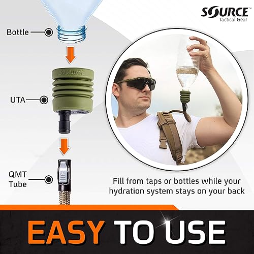 Miniatura 4 de Fuente Tactical Universal Adaptador de Tubo para Sistemas de Hidratación