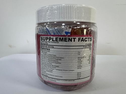 Miniatura 8 de Creatina para mujeres, gomitas de monohidrato de creatina micronizada sin azúcar + BCAA, mio-inositol, colágeno, ácido hialurónico, vitamina B6 B12,