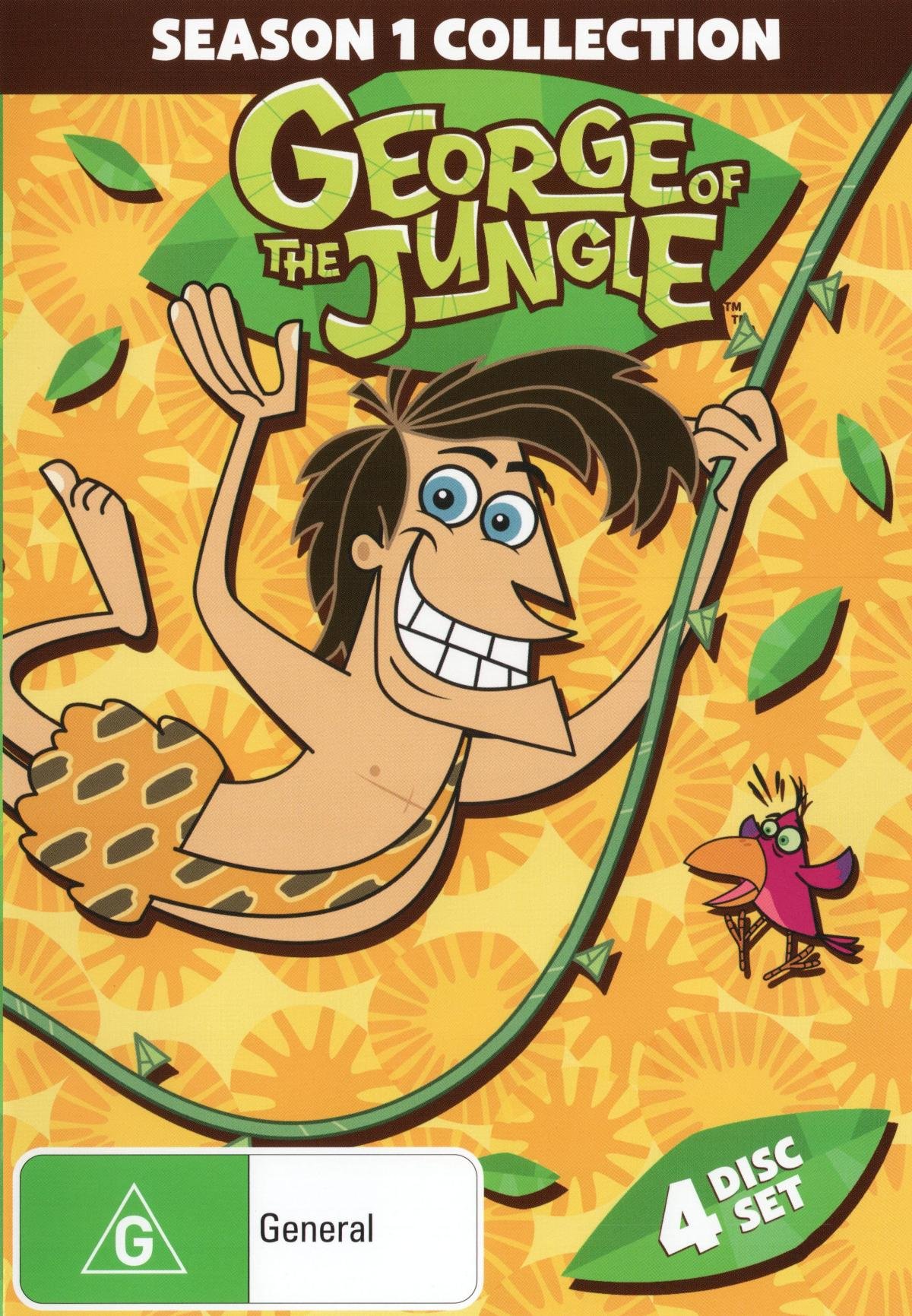 George of the Jungle Season 1 DVD serie animada infantil con discos de coleccion original