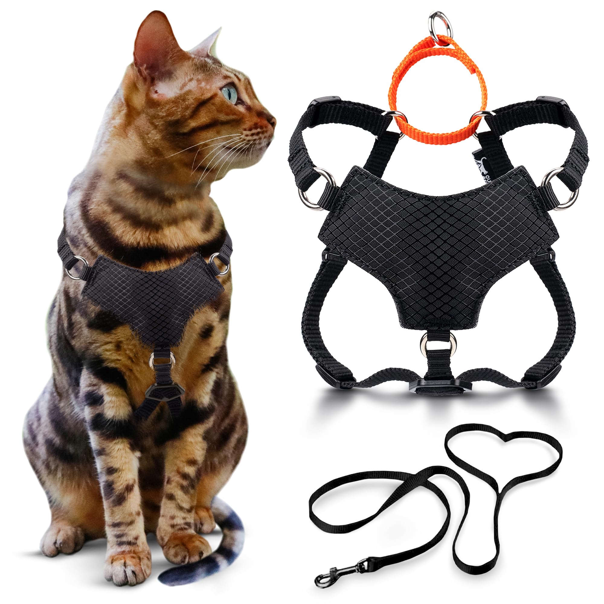 OutdoorBengal Martingale Cat Harness