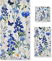 Vista 33 de Aztec Pattern5 - Juego de toallas decorativas para baño, juego de toallas de baño de microfibra absorbente, toallas de playa elegantes