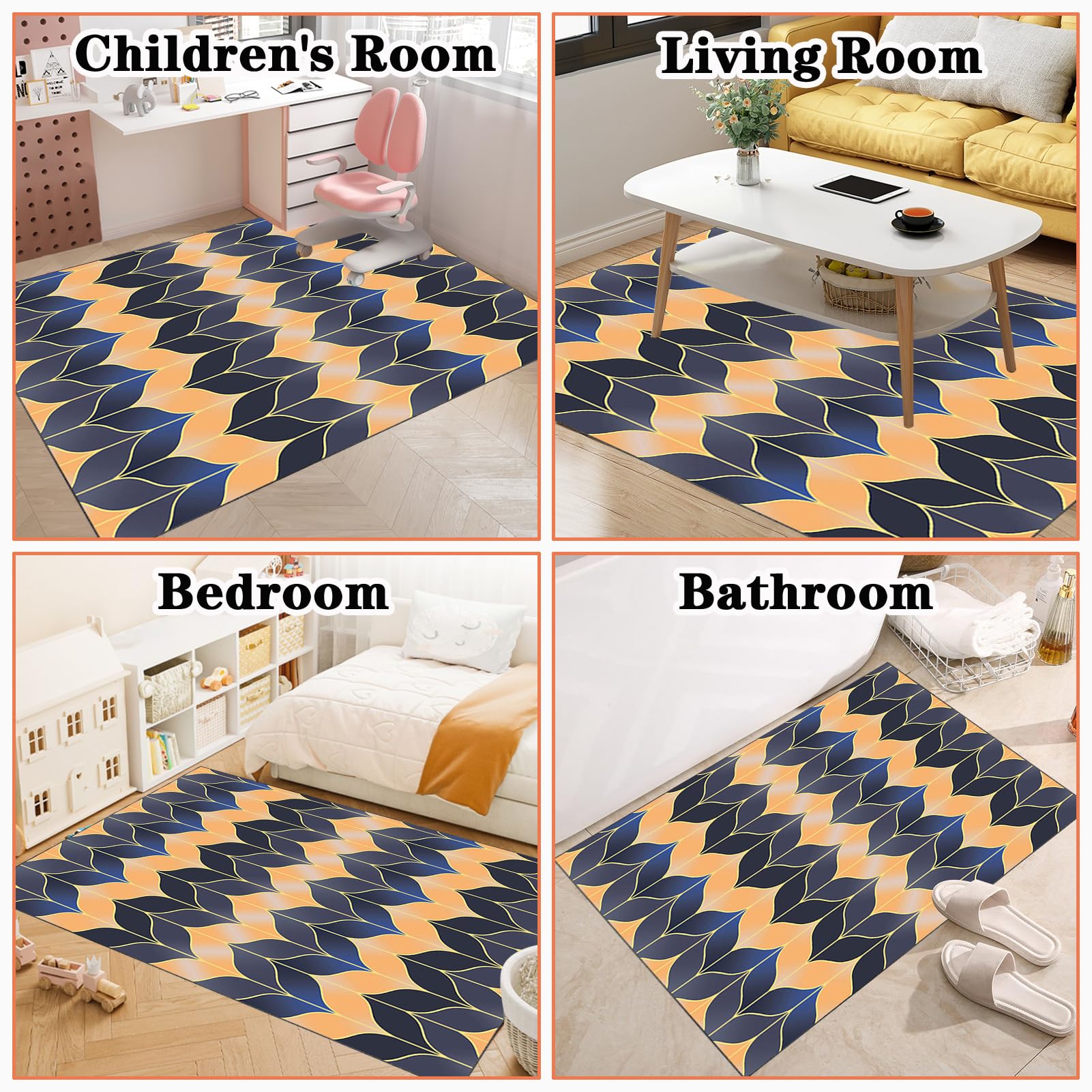 80 x 120 cm Gaming Stuhlunterlage / Stuhlmatte für Harte Böden / Rutschfest-Bürostuhl Bodenschutz / Mehrzweck-Stuhlteppich für Zuhause / Gaming Stuhl Teppich für Hartböden Parkett Laminat Fliesen