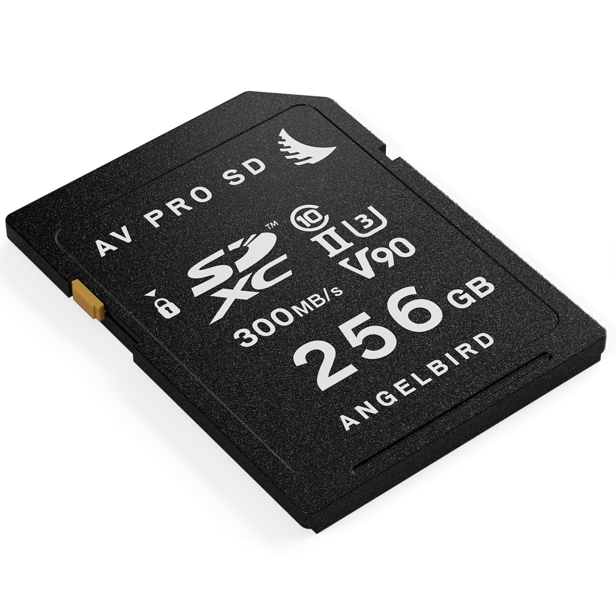 Angelbird AVP256SD - Scheda di memoria AV PRO SDXC da 256 GB [UHS-II, classe 10, standard U3 | fino a 300 MB/s in lettura e 260 MB/s in scrittura]