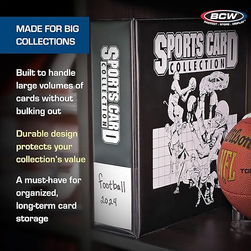 Miniatura 6 de Álbum de 3 pulgadas - Colección de tarjetas deportivas - Negro