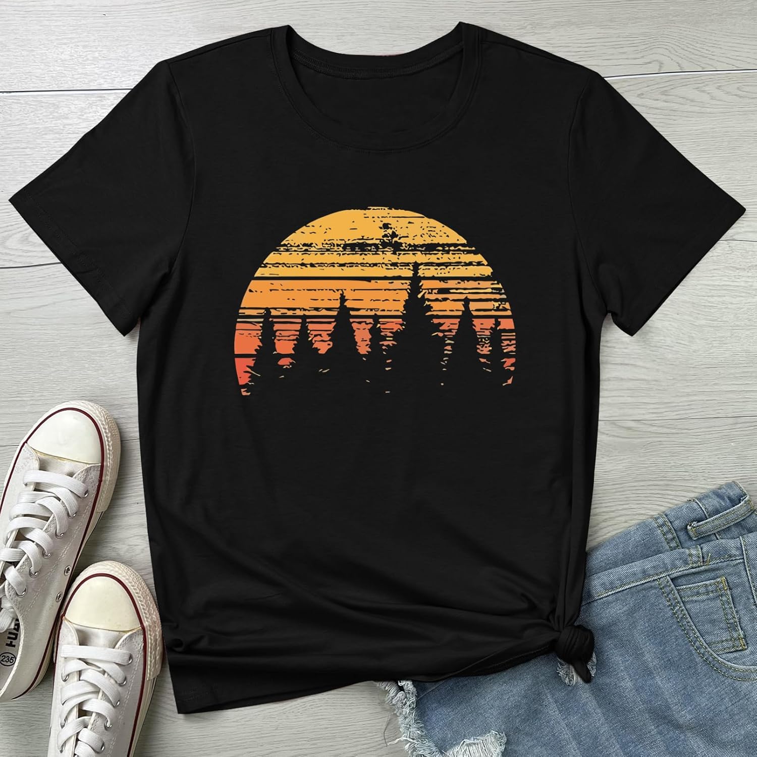 BLACKMYTH Women Cute Graphic Tees Crewneck T Shirts - Image 2