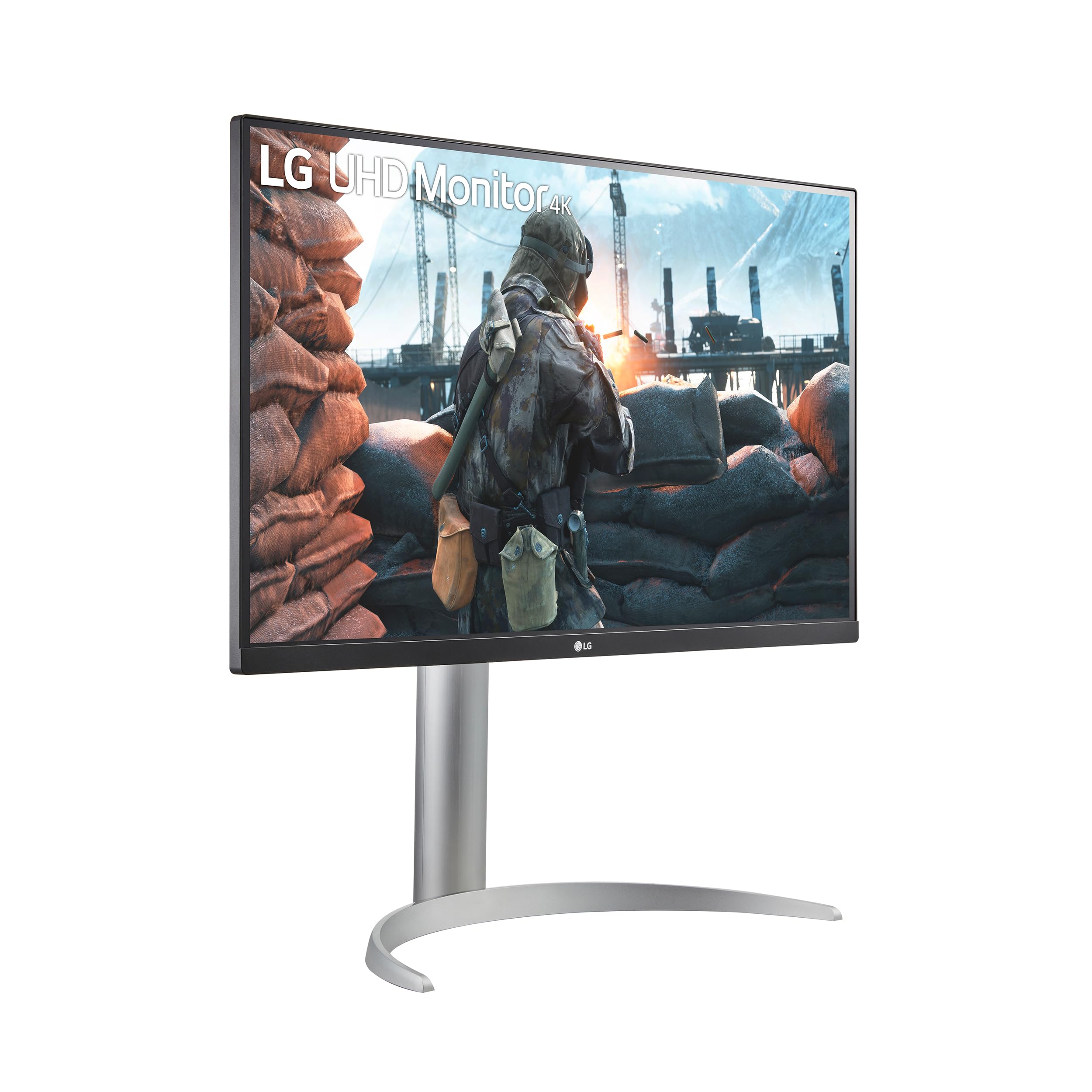 LG 27UP850K-W.AEU 27 Zoll 4K UHD IPS Monitor DisplayHDR 400 USB-C 90W Weiß Schwarz