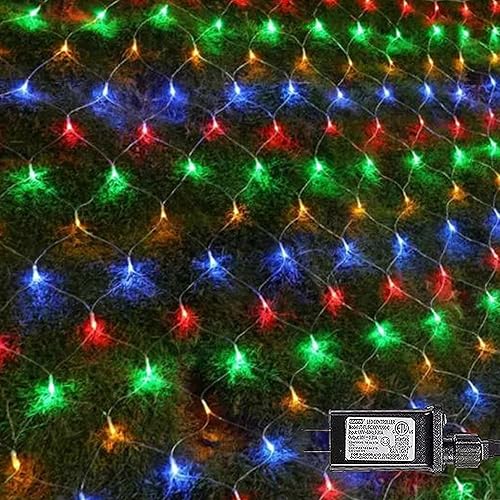 Vista 8 de FUNPENY cadena de 200 luces LED en red (blanco cálido)