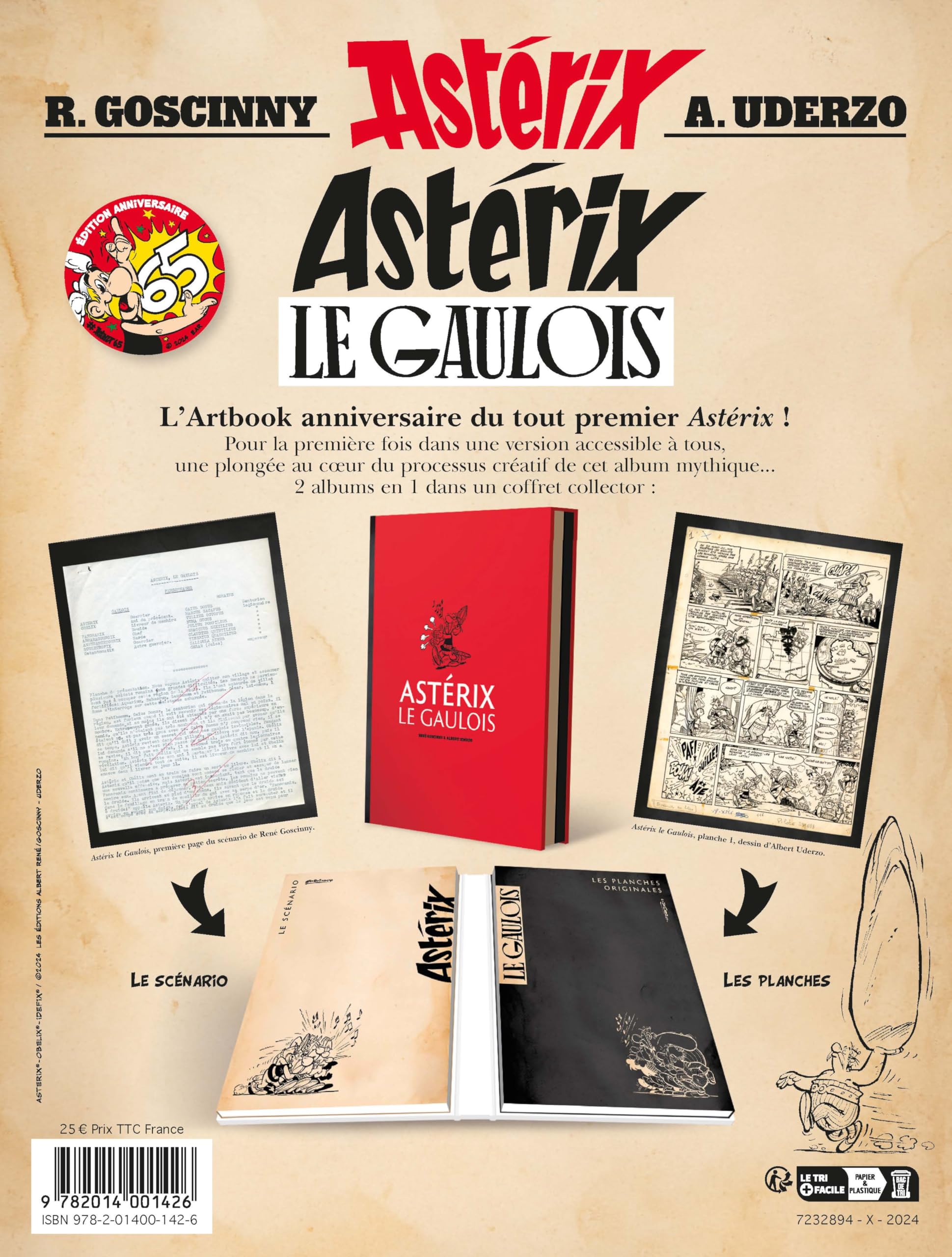 Astérix Le Gaulois N°1 - Coffret anniversaire 65 ans
