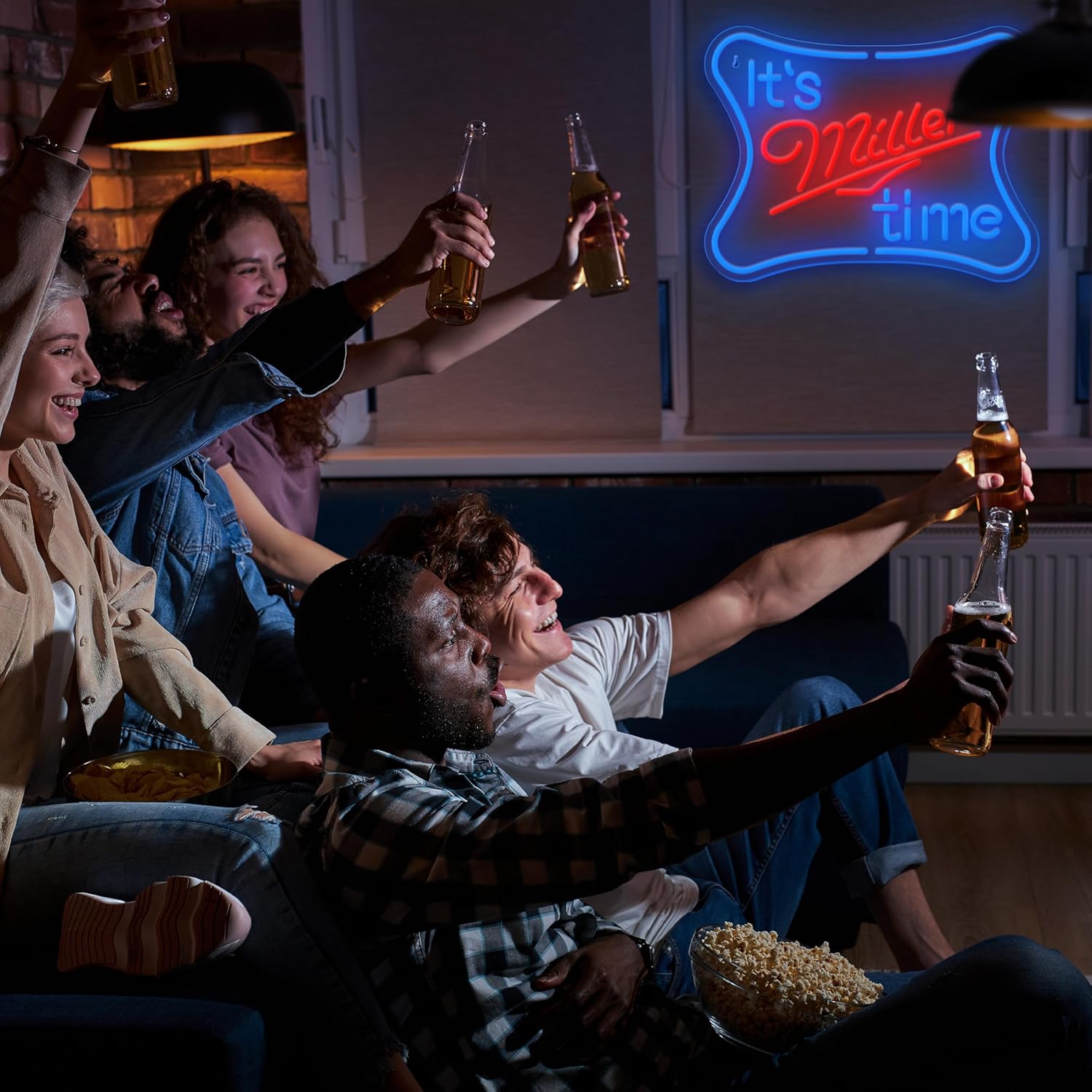 Bar Neon Signs for Wall Decor Dimmable Beer Led Neon Light Signs for Man Cave Home Party Pub Shop Beer Club Bedroom Neon Bar Sign Wall Art Decor - Image 7