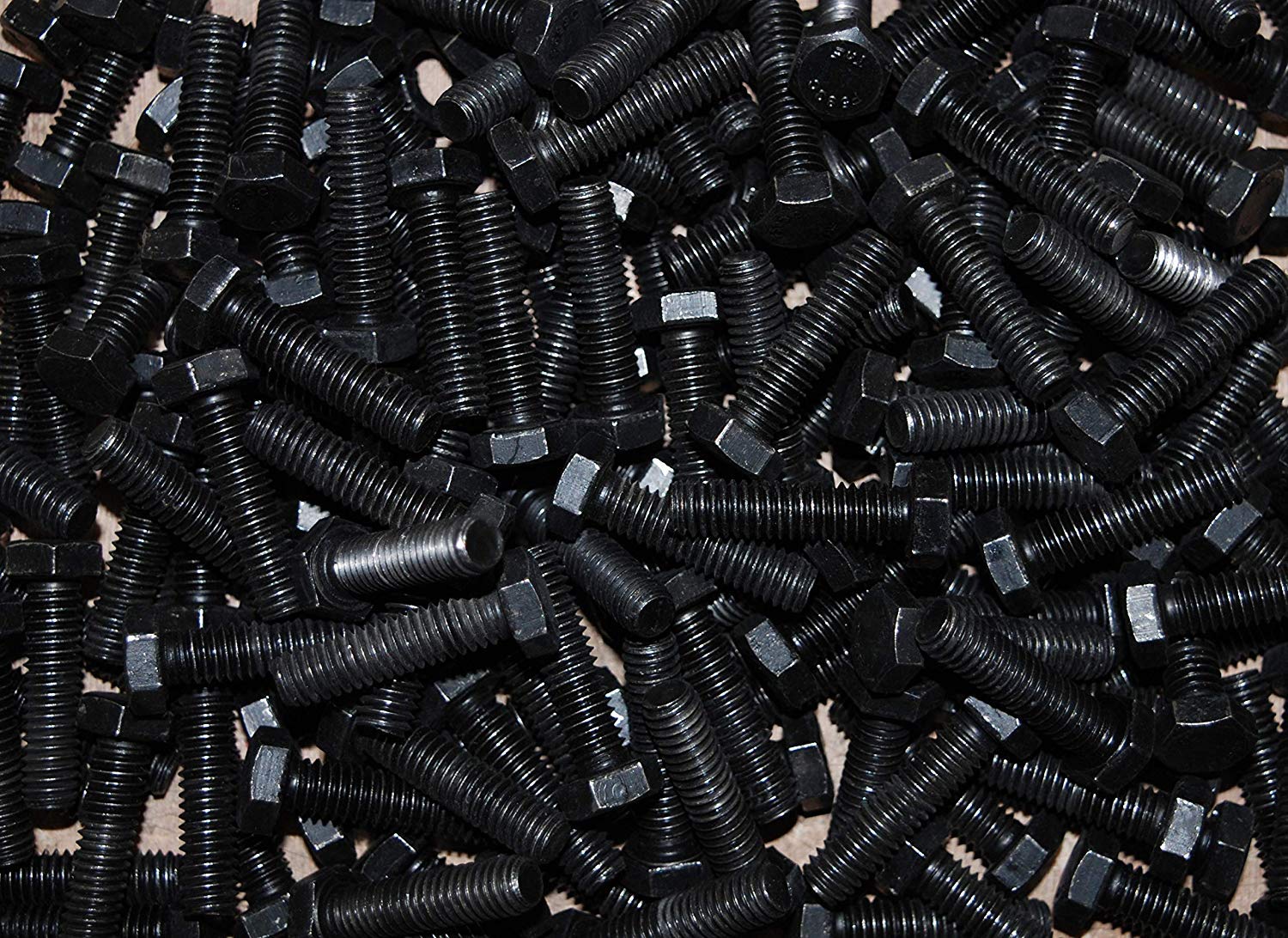 Vite A Testa Esagonale 5/16-18 X 1 1/2 Pollice Grado 5 - Bullone Filettatura Piena ASMC Industrial
