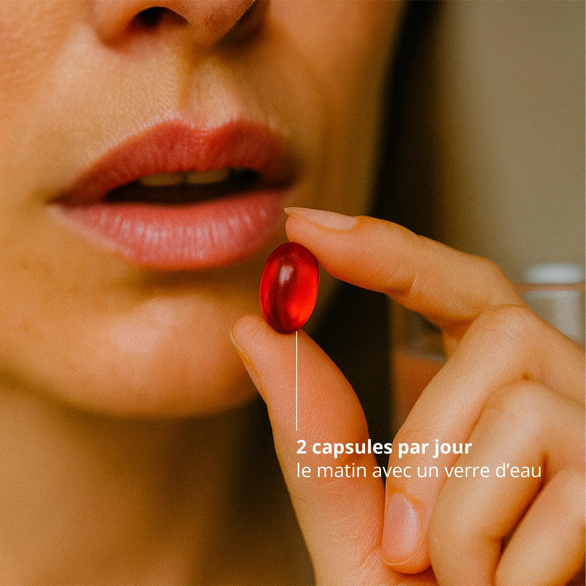 NUTRIGÉE – Hydra-FORT - Hydratation Peau & Muqueuses - Sécheresse Vaginale, Oculaire & Peau Déshydratée – Concentration Oméga 7-60 Capsules – 30 jours