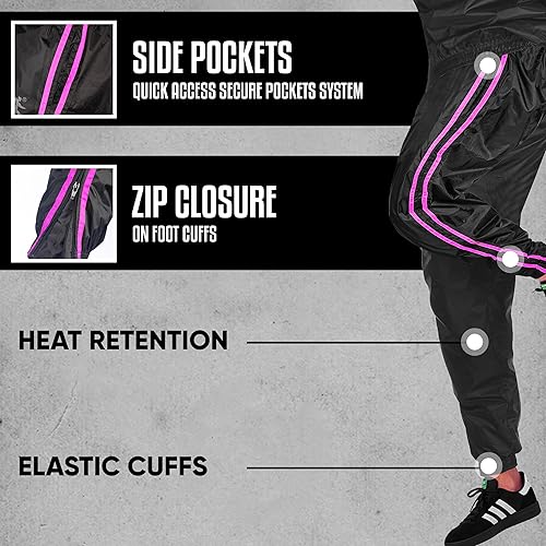 Miniatura 8 de RAD Traje de sudor resistente, sauna, ejercicio, gimnasio, fitness, pérdida de peso, anti-rasgaduras