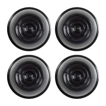 Univen Push Nut Axle Cap Retainer .437" 7/16" 11.1mm Compatible with Power Wheels Toy Cars and More 4 Pack. Will ONLY fit 7/16" AXLES. Please See Pictures for Measurements