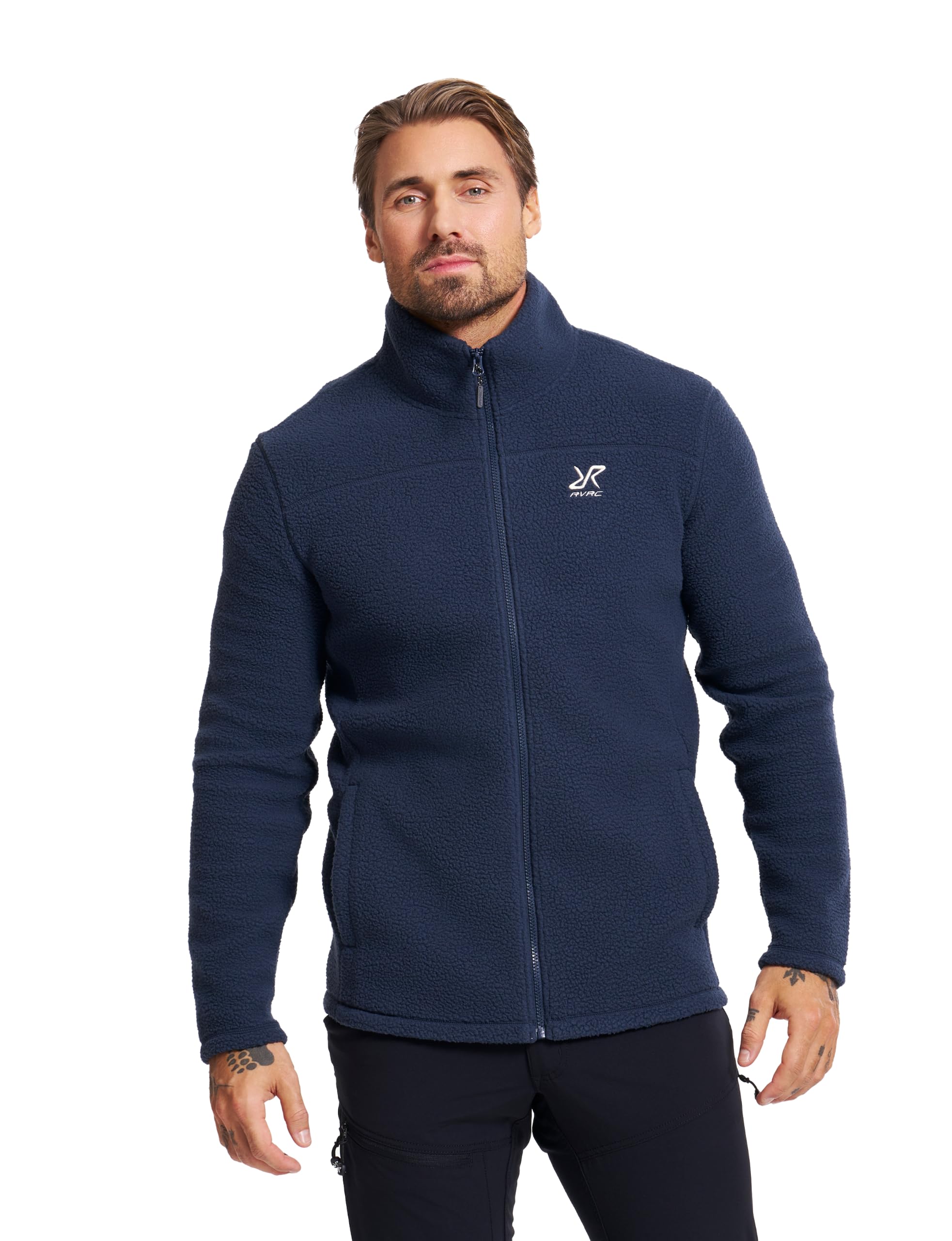 RevolutionRace Moss Pile Fleece pour Homme, Polaire á Poils Doux d'extérieur Parfaite pour la Randonnée et les Activités de Plein Air