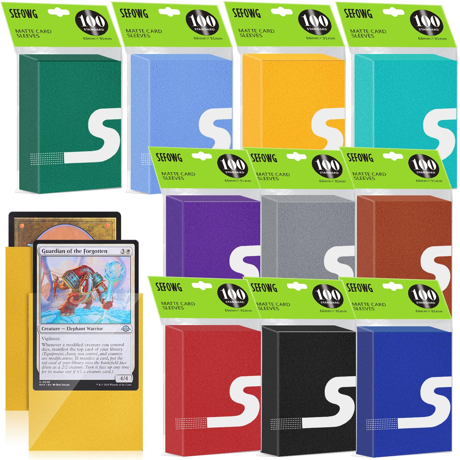 Kitoyz Kartenhüllen – 600 Matte Penny-Hüllen Für Sammelkarten (6 Farben, Standardgröße)