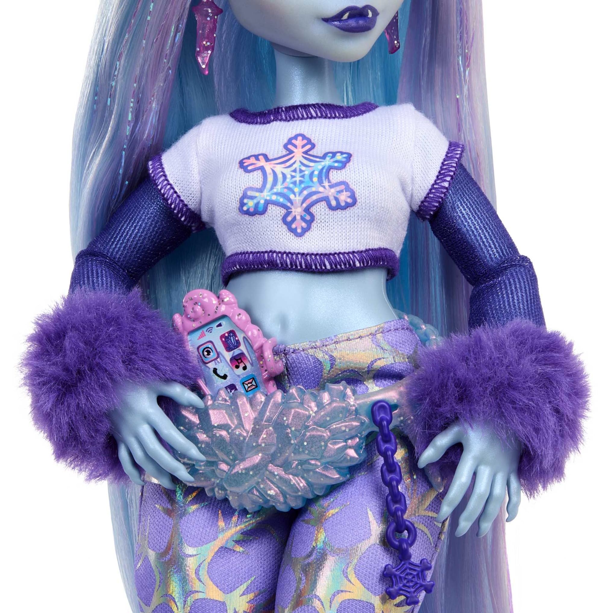Monster High Abbey Bominable Muñeca articulada con Mascota y Accesorios de Moda, Juguete +4 años (Mattel HNF64)