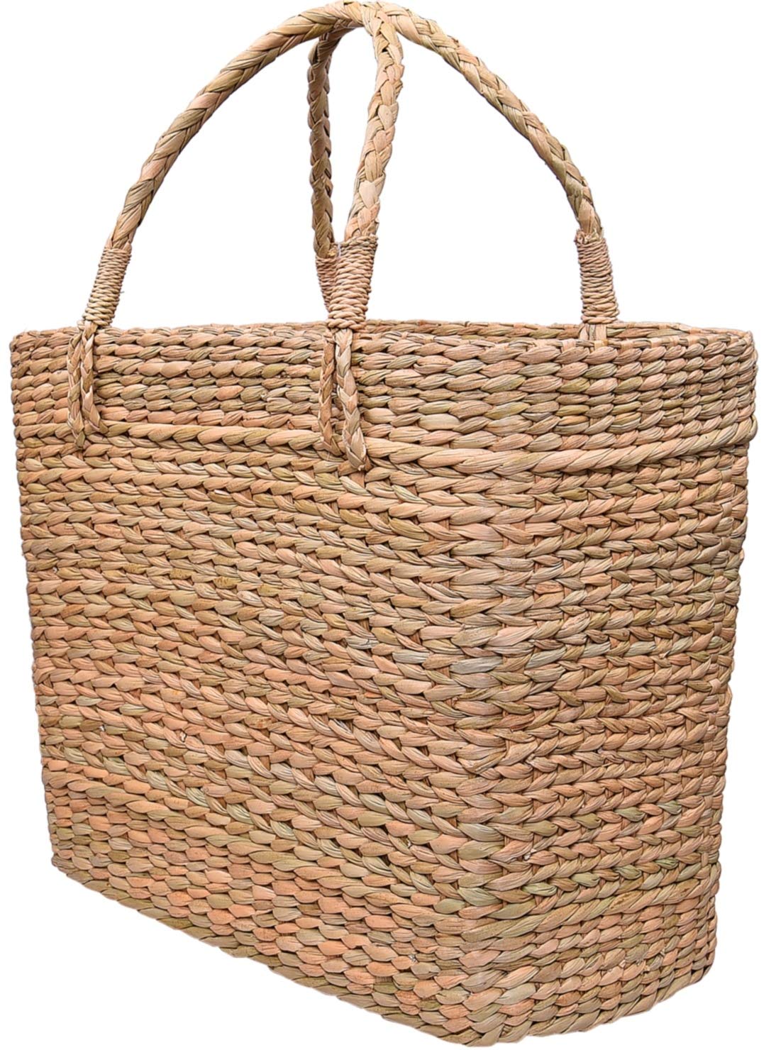 Now And Zen Large Water Reed Sea Grass Storage Basket Desertcart