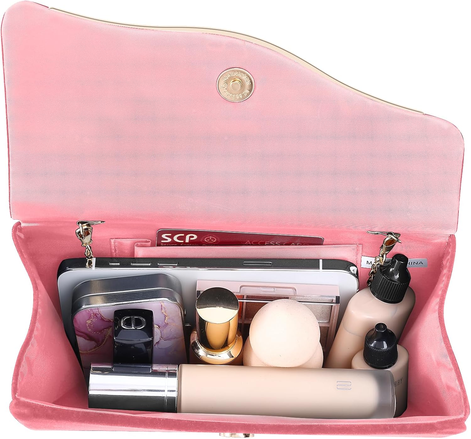 Clutch Purses for Women Evening Bag Faux Suede Formal Party Wedding Cocktail Prom - Image 5