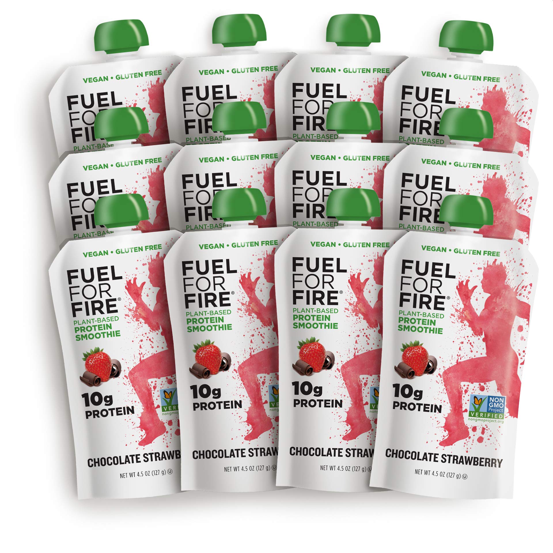 Buy Fuel for Fire BASED Protein Smoothie Pouch Chocolate Strawberry