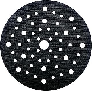 6 Inch 53 Hole 12 mm Thickness Soft Hook and Loop Pad Interface Car Body Repair Buffing & Polishing Sponge Cushion Pad Interface Buffer Pad for Festool Sander