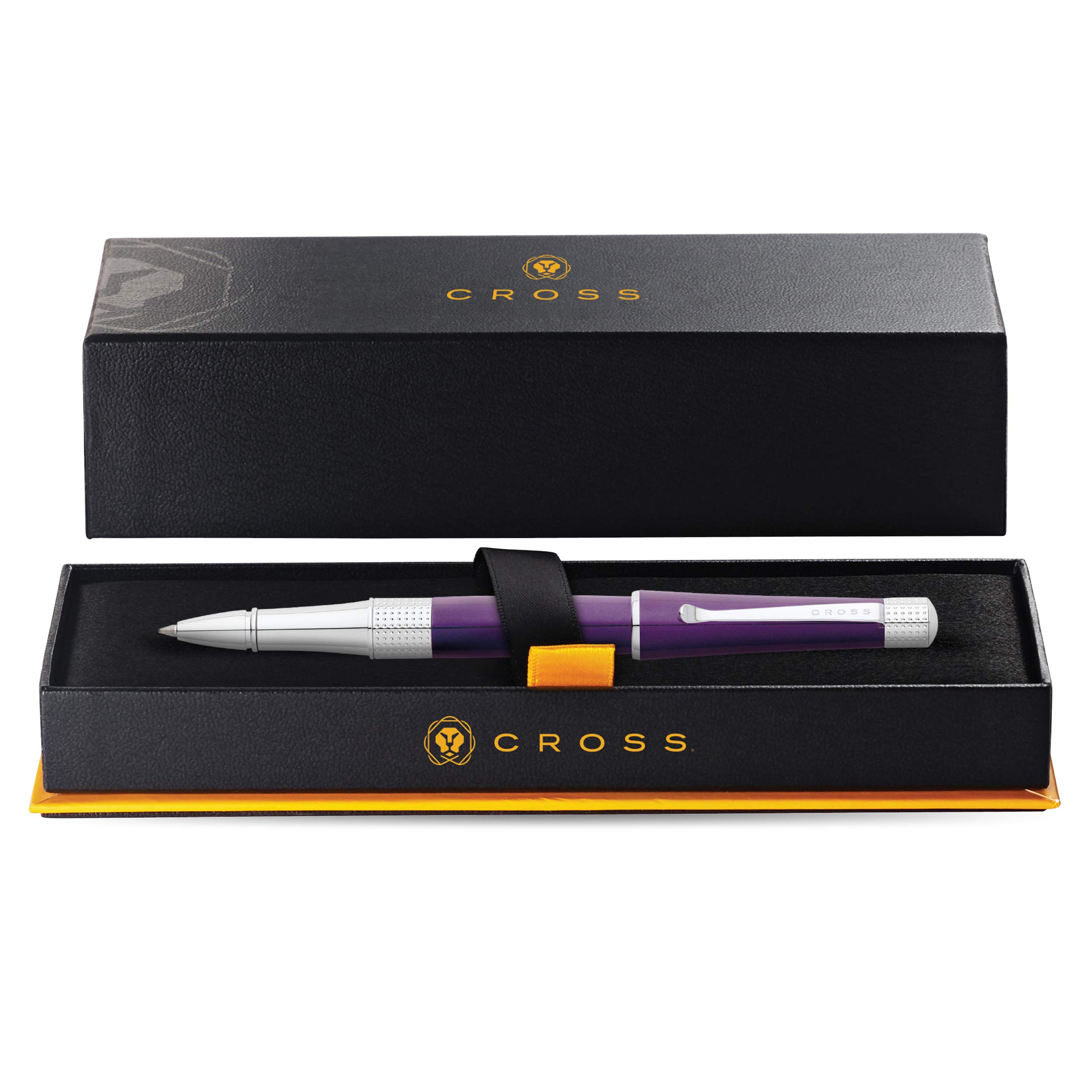 CROSS A T Beverly Deep Purple Polish Gel Rollerball Rollerball Pen in Blister Packaging Medium — view 3