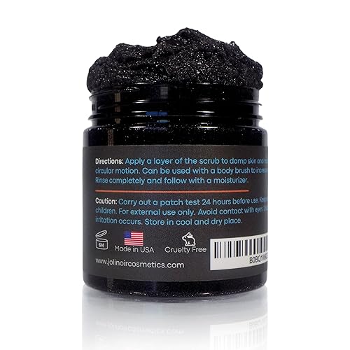 Miniatura 2 de Joli Noir - Man Scrub - Exfoliante facial para hombre  exfoliante corporal - Combate el acné desintoxicación y exfolia la piel áspera y opaca -