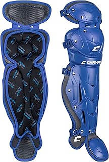 Champro Optimus Pro - Protector de piernas (14,5 pulgadas, longitud de la espinilla), color azul