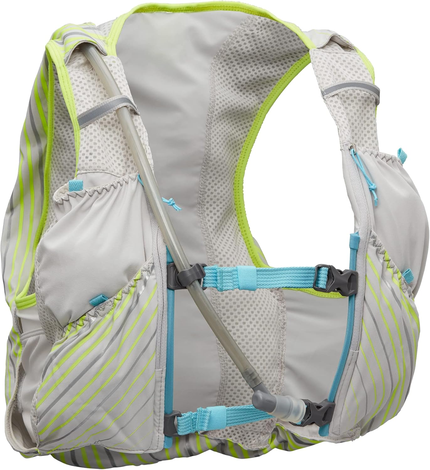 Nathan Men's Pinnacle Race Vest 12L Hydration Pack, 1.6L Water Bladder, Running Vest, Water-Resistant Pockets, Lightweight & Moisture Wicking