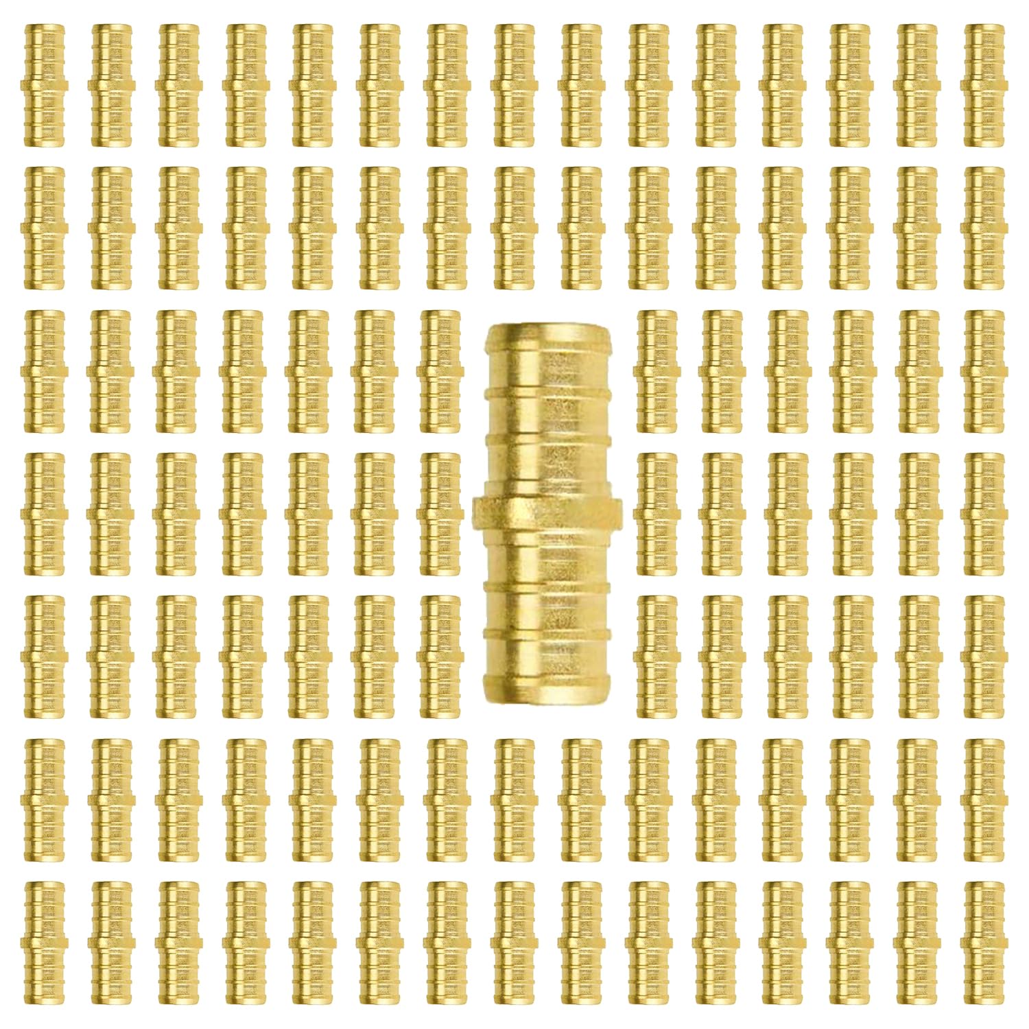 SUNGATOR 100-Pack 1/2 Inch PEX Coupling