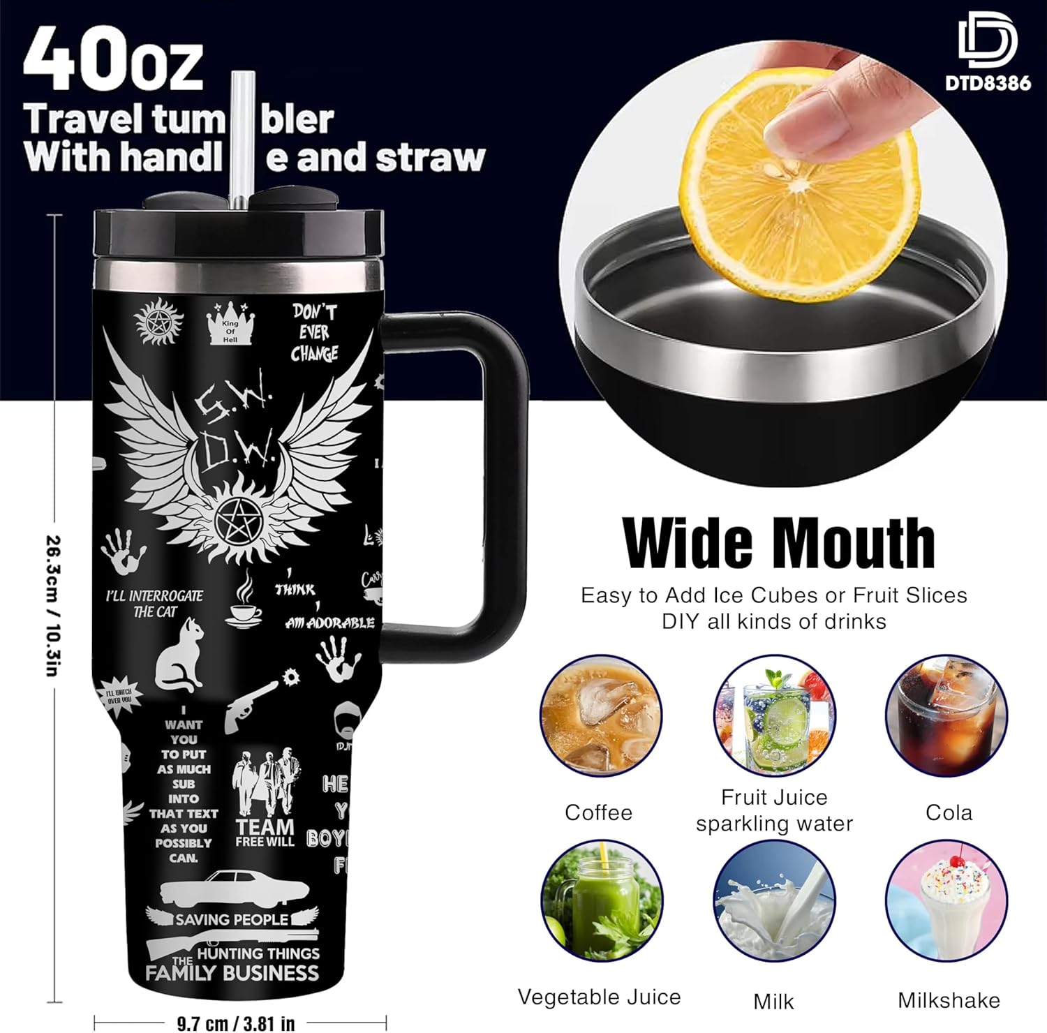 Brothers Movie Tumbler 40 Oz Stainless Steel, Funny Natural Mug, Super Gifts for Men Women Movie Lovers, Christmas, Thanksgiving, Spring Festival, Uncharged Holiday Drinkware Gift - Image 4