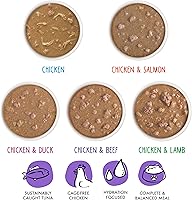 Vista 3 de Weruva B.F.F. OMG - Best Feline Friend Oh My Gravy, Yahoo Yellows Variety Pack, 2.8oz Can (Pack of 12)