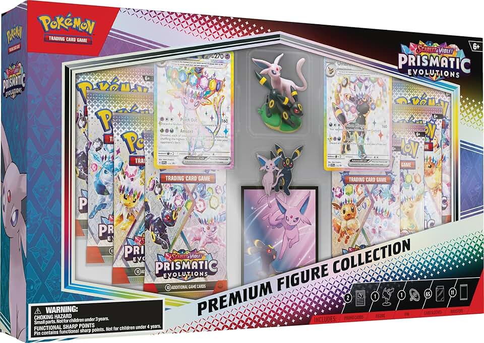 Pokémon TCG: Scarlet &amp; Violet—Prismatic Evolutions Premium Figure Collection