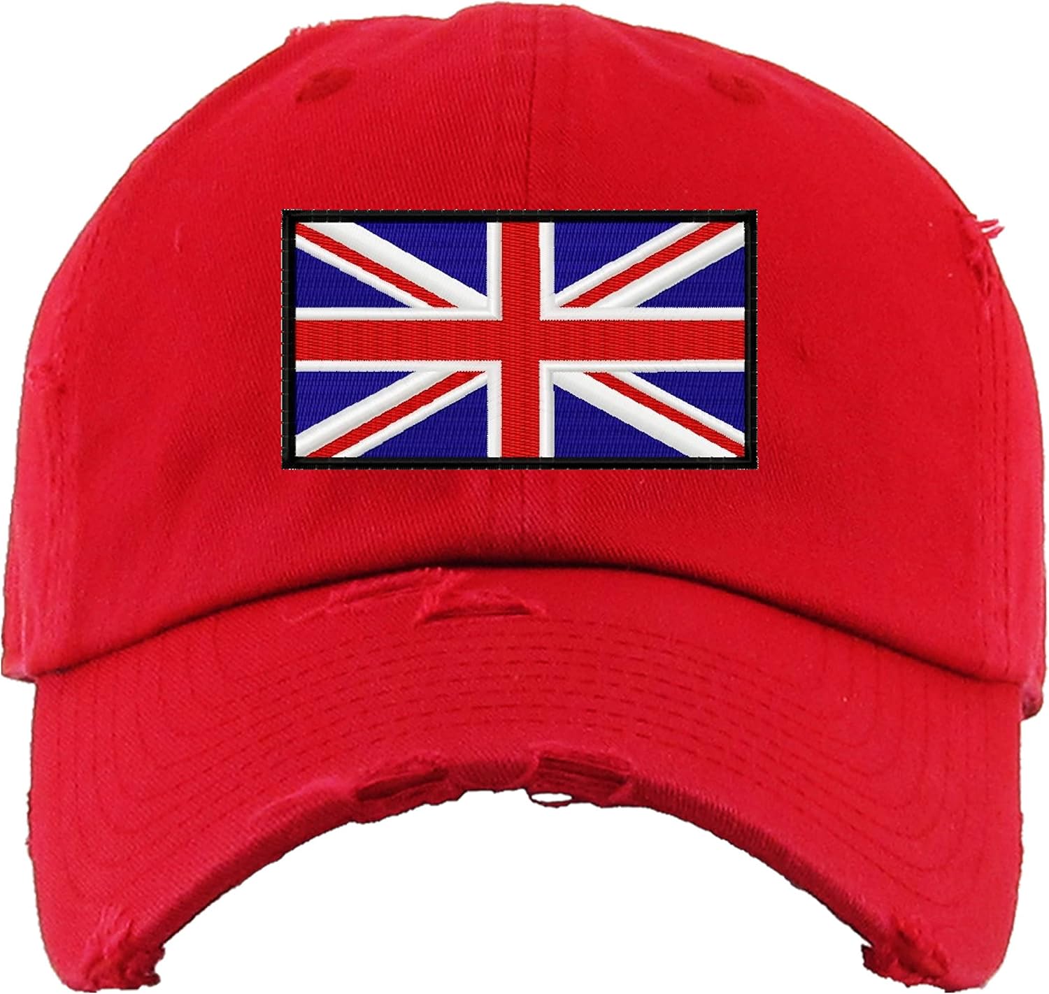 UK Flag Dad Hat Embroidered Vintage Adjustable Snapback Cute United Kingdom Cap