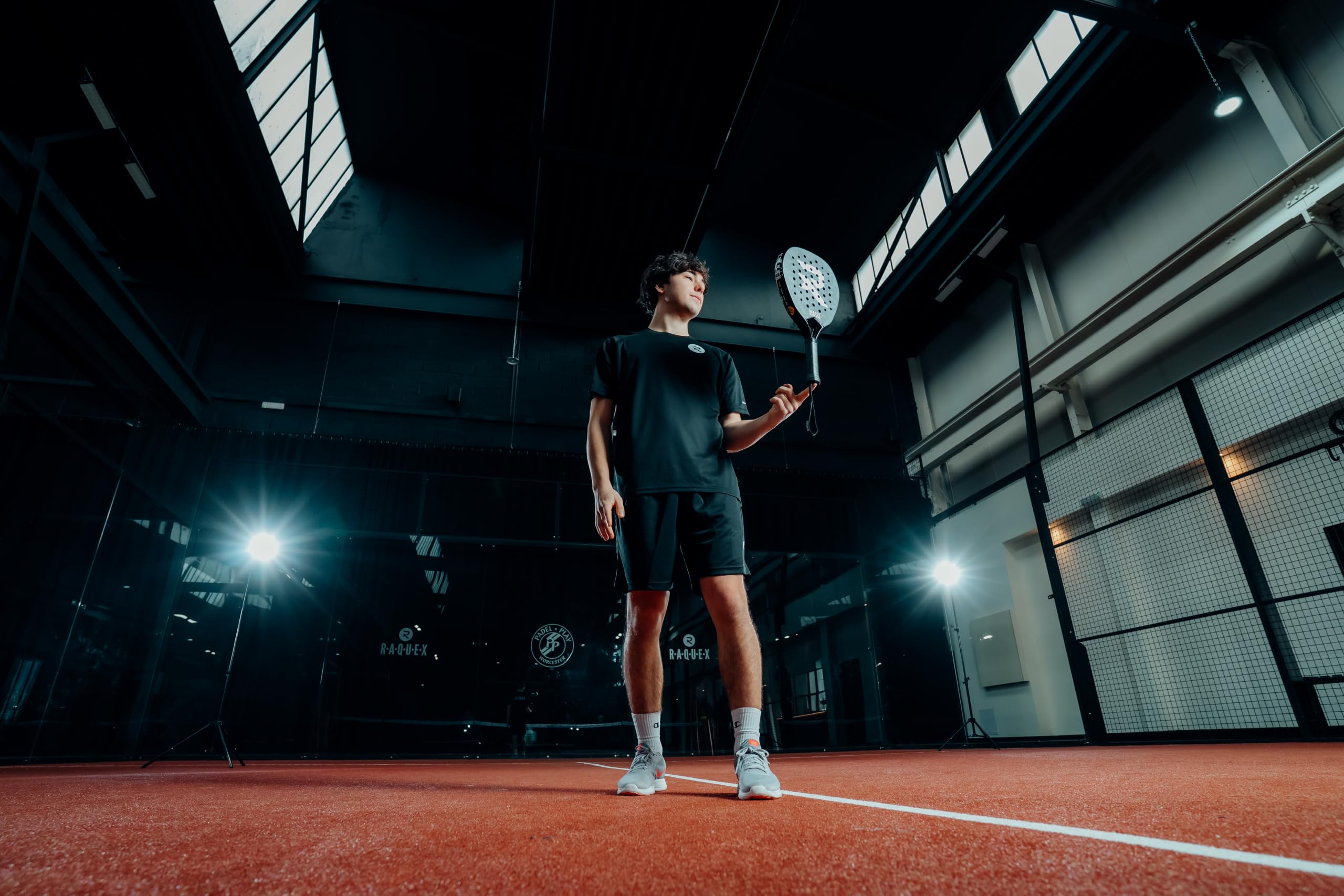 Raquex Elite Padel Racket – Advanced Racquet - 18K Carbon Frame, Reactive ImpactCore Eva 15 Foam, Diamond Shape, Twin-Tube System for Durability + Wrist Strap