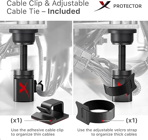 Miniatura 6 de X-Protector Soporte de GPU – Pequeño soporte de hundimiento de GPU de 1" – 2" – Soporte de GPU premium con almohadilla de goma – Soporte de tarjeta