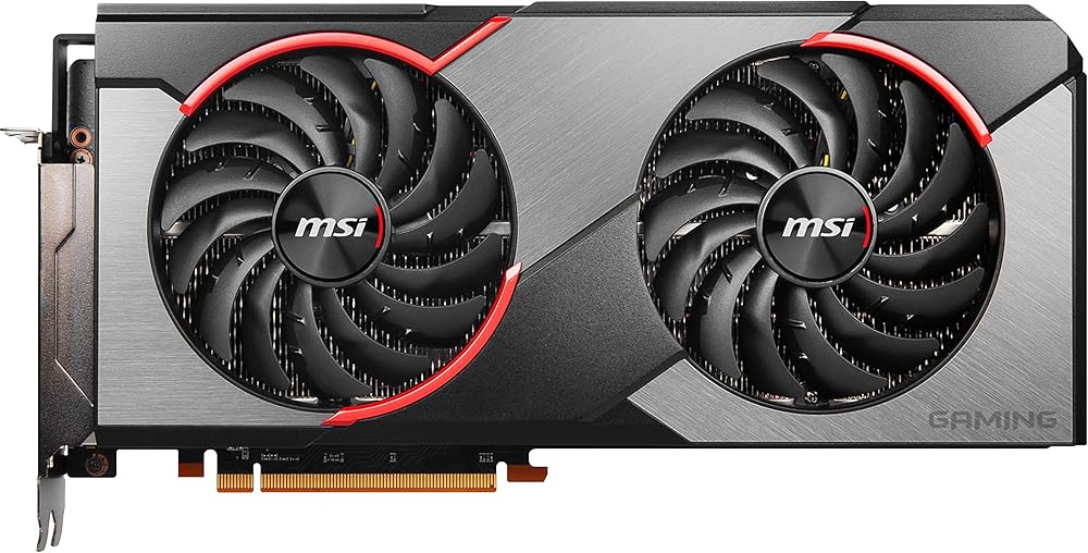 MSI Gaming Radeon Rx 5700 Xt 256-bit 8GB GDDR6 HDMI/DP Dual Fans Crossfire Freesync Navi Architecture Graphics Card thumbnail 2
