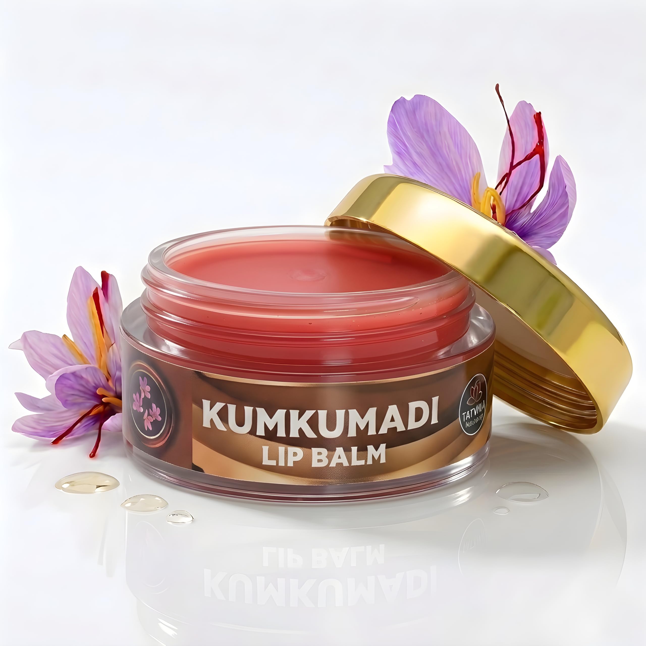 Extra large Lip balm for dark lips | kumkumadi lip balm 4 in 1 | lip balm for dry lips - Glow pigmented lips dark, baby, kids, men, women | 10 g | Lip Tint, Cheek Tint, Eye Shadow, lightening-picture-23