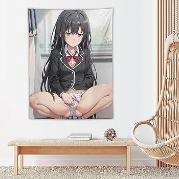 Amazon.co.jp: 壁タペストリー セクシー アニメ柄 俺ガイル