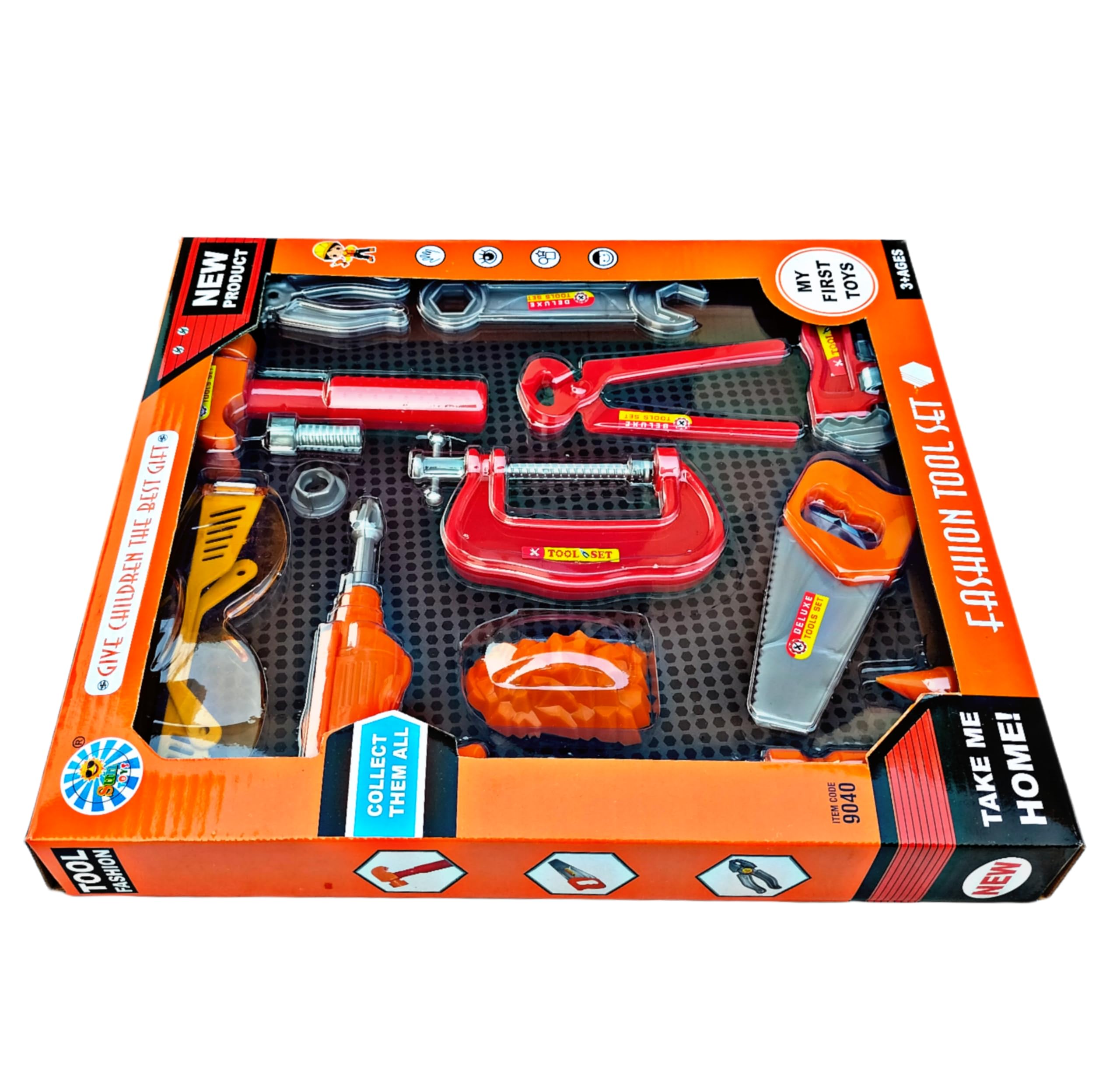 Ruhani Tools Kit Mechanical Toy Set for Kids Boys,Plastic,Multi color(Pack of 14) (B0D988Q7RH) Amazon Price History, Amazon Price Tracker