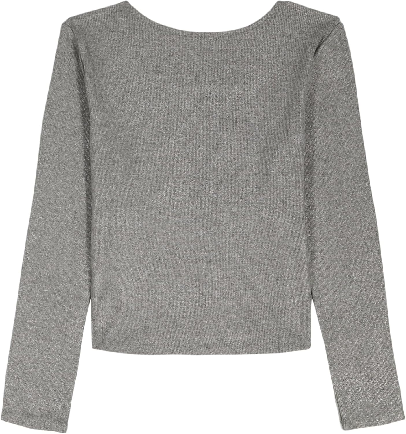 Calvin Klein Girls Long Sleeve Pullover Crew Neck T-Shirt, Soft & Comfortable - Image 2