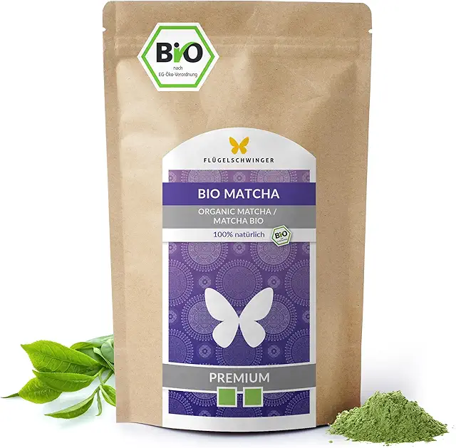 BIO Matcha PREMIUM Pulver - 100g, 100% rein, traditionell gemahlen